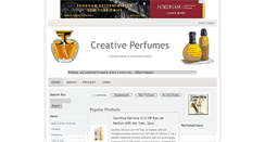 Desktop Screenshot of creativeperfumes.com